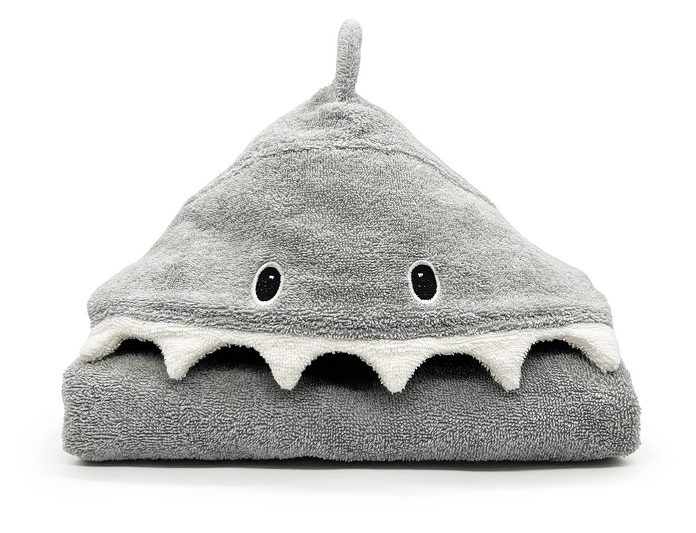 Poncho de bain "Shark" coton bio