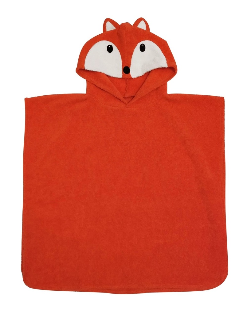 Poncho de bain "Fox" coton bio