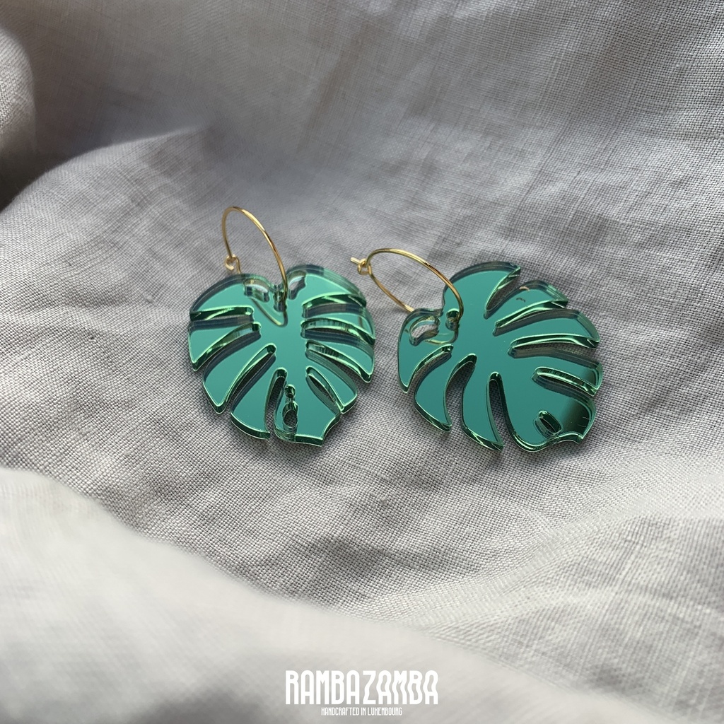 Boucles d'oreilles "DOT marbled"