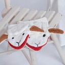 Gant de toilette large mouton