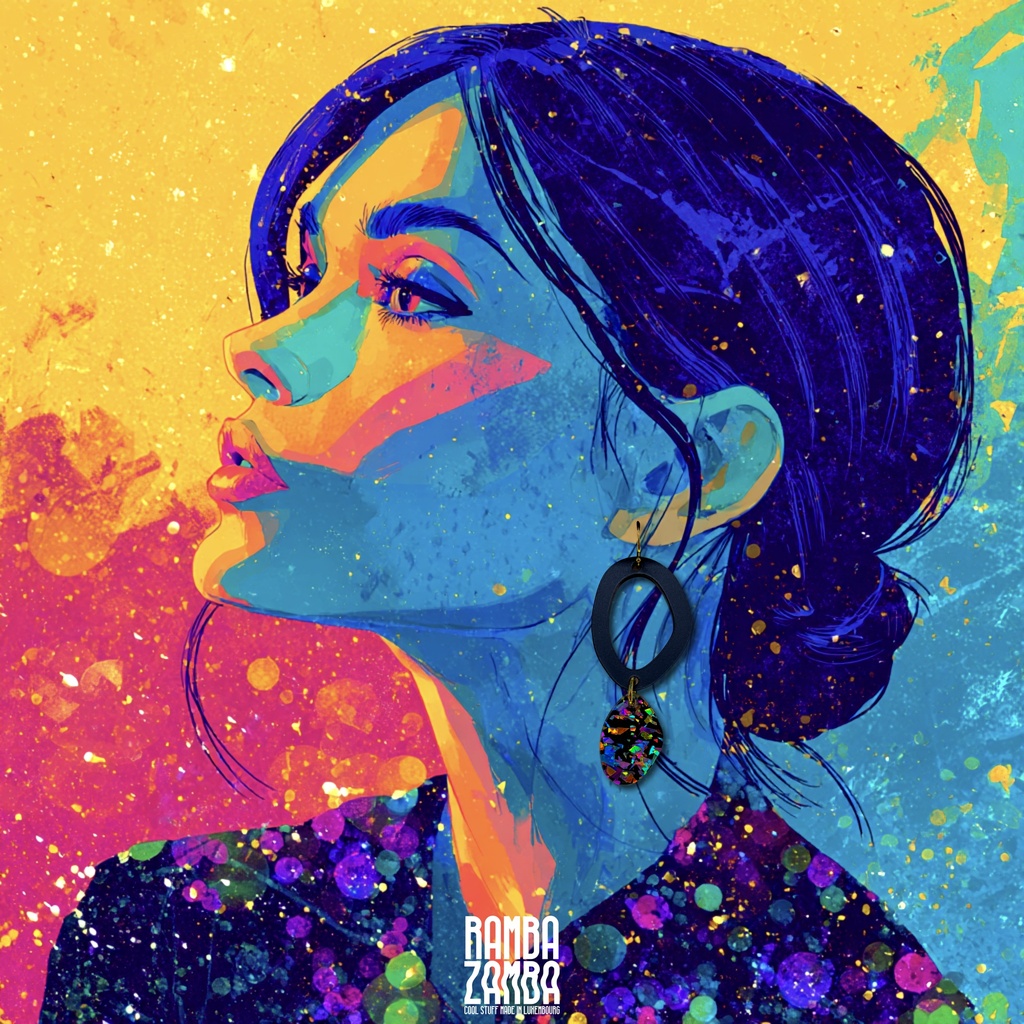 Boucles d'oreilles RAMBAZAMBA "Pebble double"