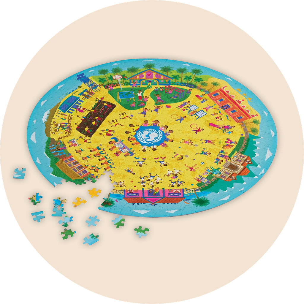 Puzzle terrain de jeu