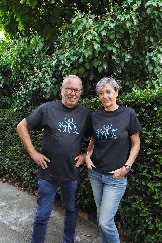 T-shirt "Fier d'être UNICEF" L