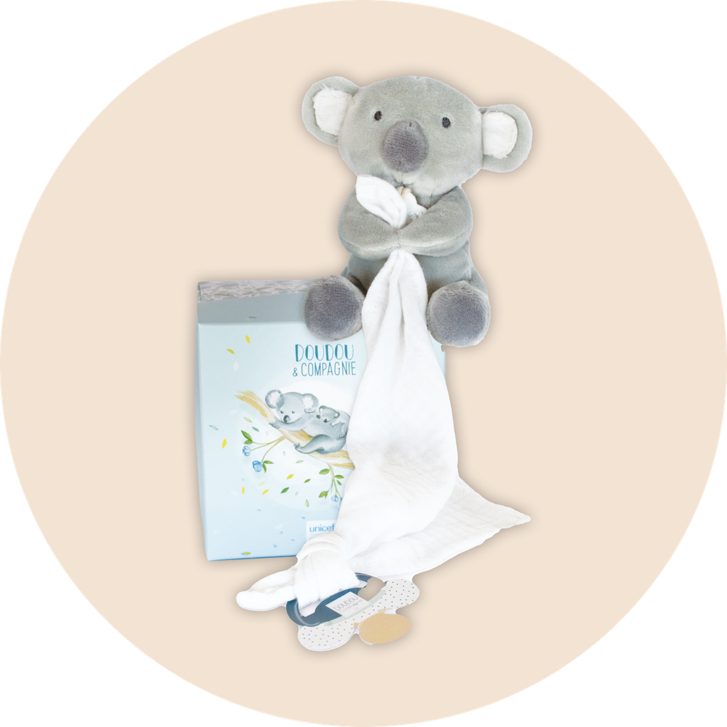 DOUDOU KOALA  ATTACHE-TETINE