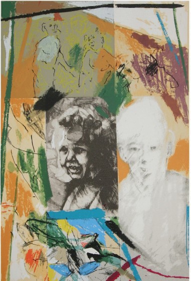 Sérigraphie "DAS MÄDCHEN (LA FILLETTE)" Charly REINERTZ