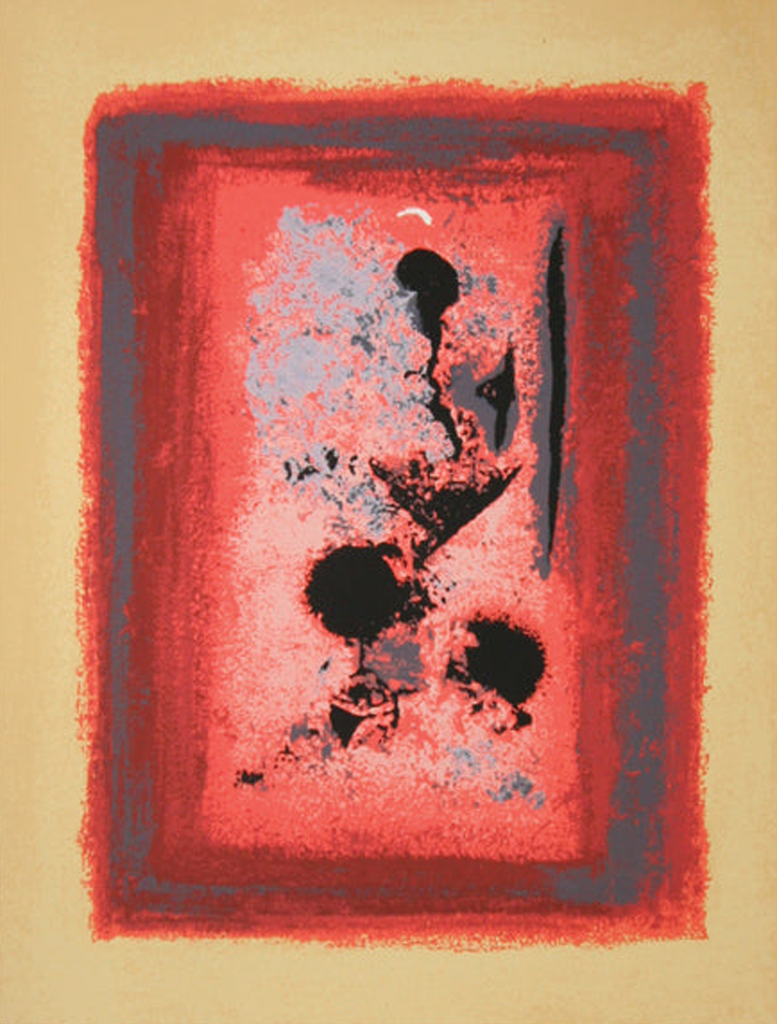 Sérigraphie "VIOLENS AMNIS" Cécile BERCHEM-MEYER