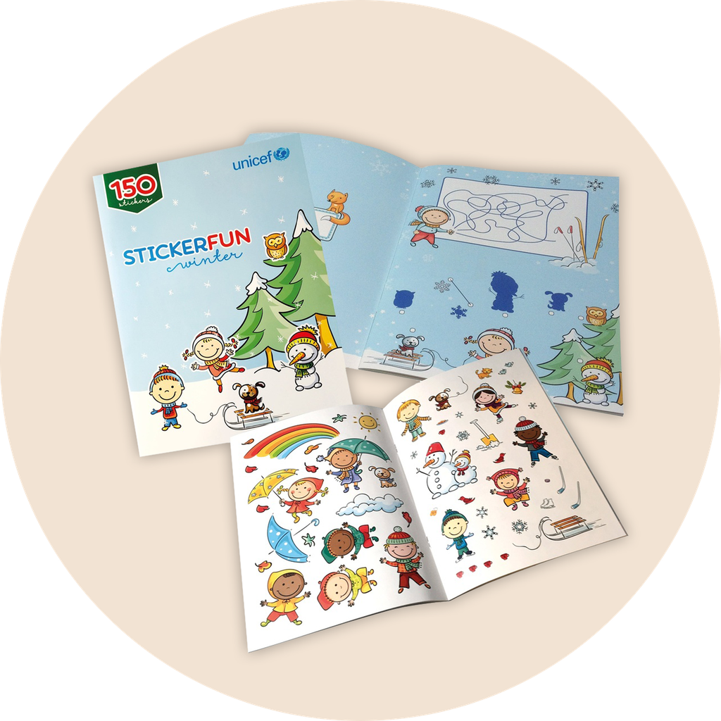 Livre d'autocollants "Hiver"