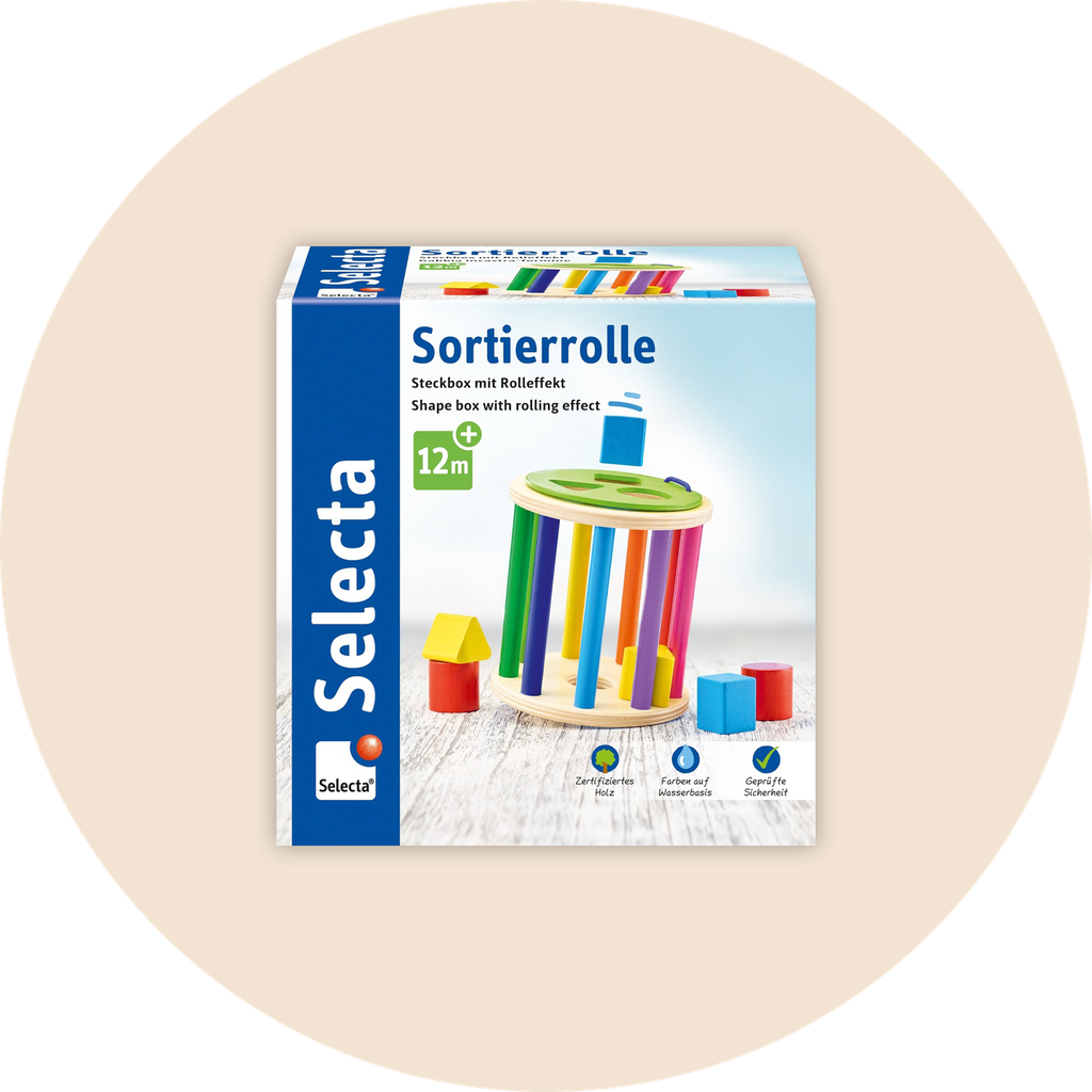 Rouleau à formes en bois