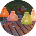 Miss Molly abat-jour coloré (lot de 4)