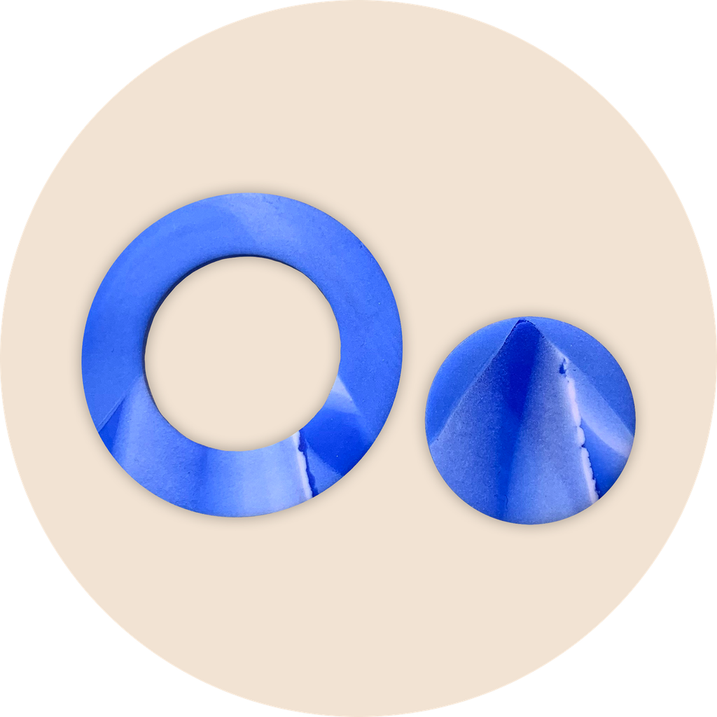 RAMBAZAMBA Boucles d'oreilles "DOT marbled"