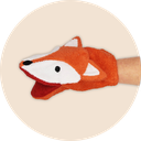 Gant de Toilette large "Fox" coton bio