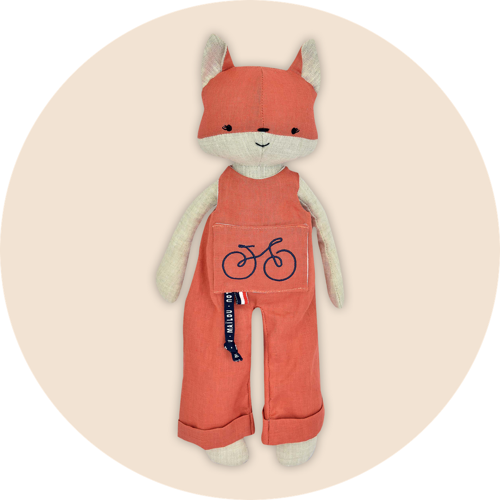 PERLIPOPETTE - RENARD EN SALOPETTE