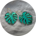 Boucles d'oreilles "Monstera"