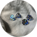 RAMBAZAMBA Boucles d'oreilles "MINI SET confetti dots"