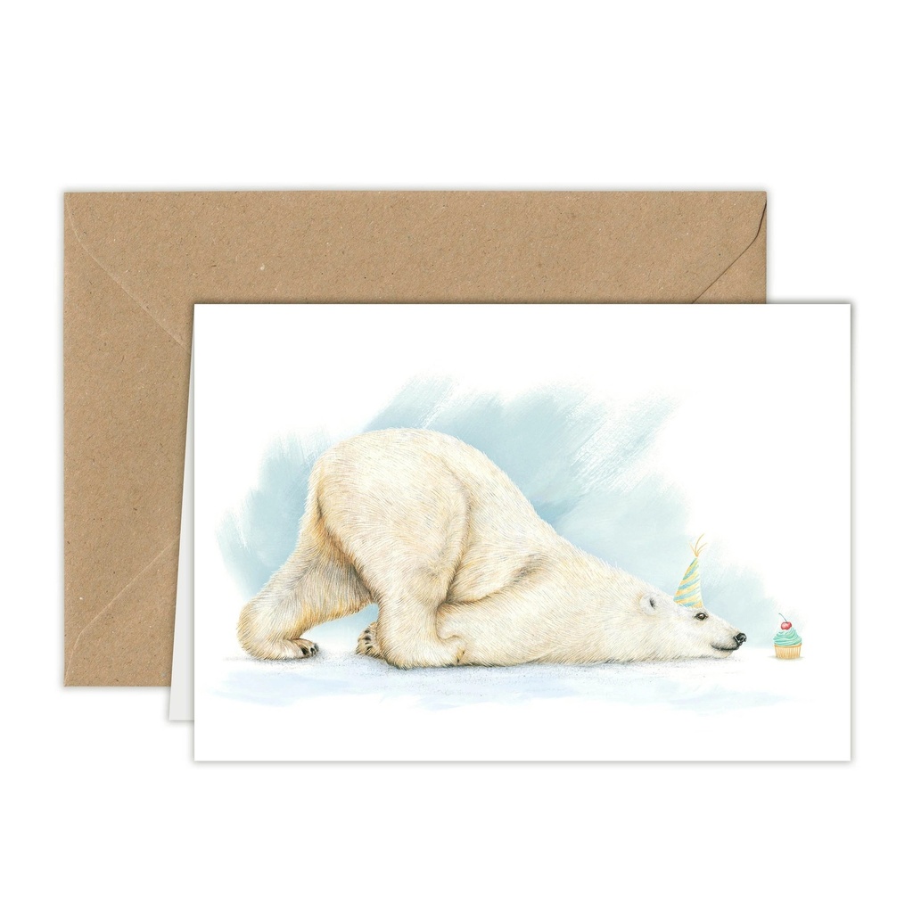 Carte d'Anniversaire "L'Ours polaire"