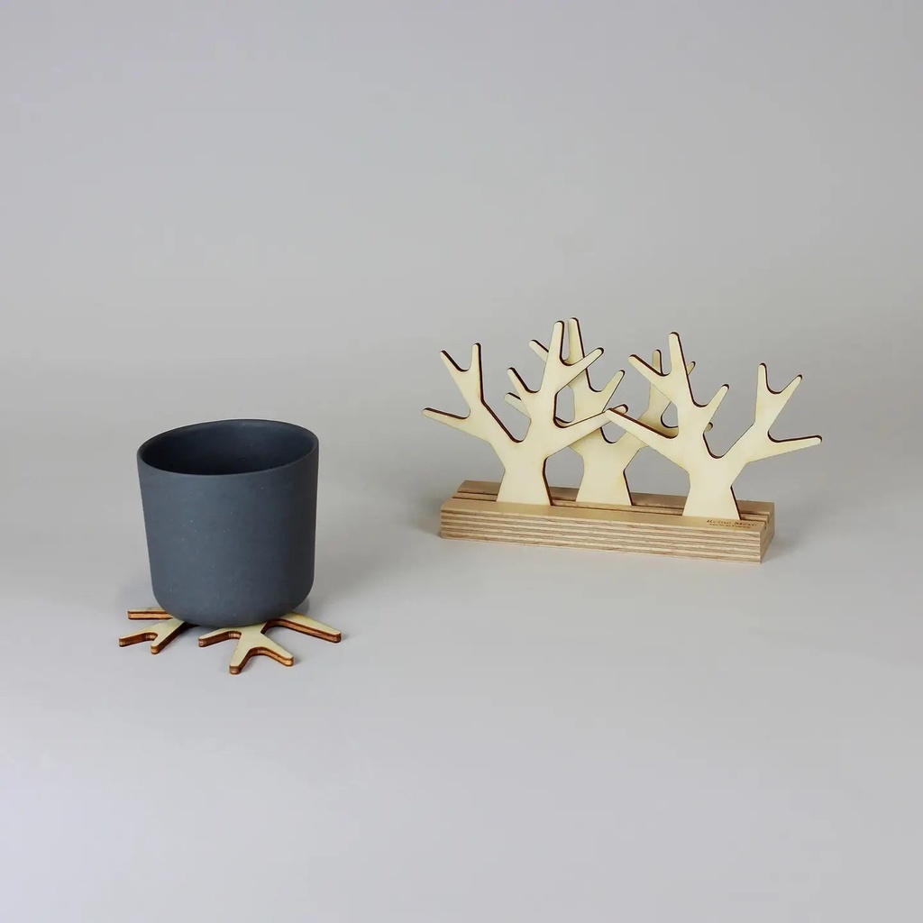 Sous-verre "Arbre" - Lot de 4