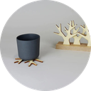 Sous-verre "Arbre" - Lot de 4