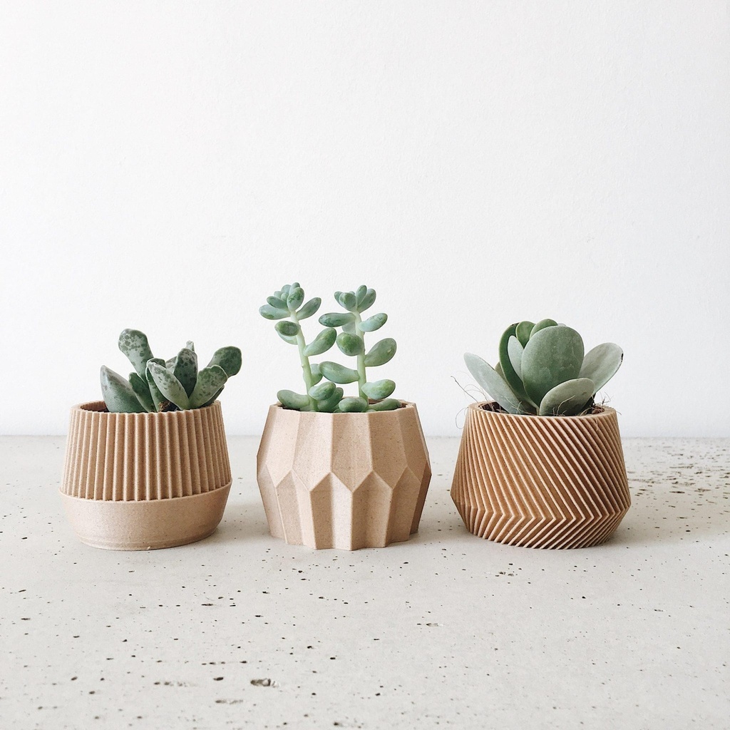 Ensemble de 3 jardinières