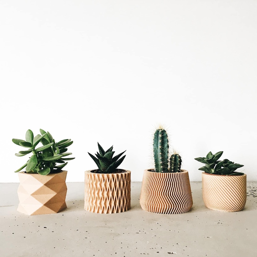 Ensemble de 4 jardinières