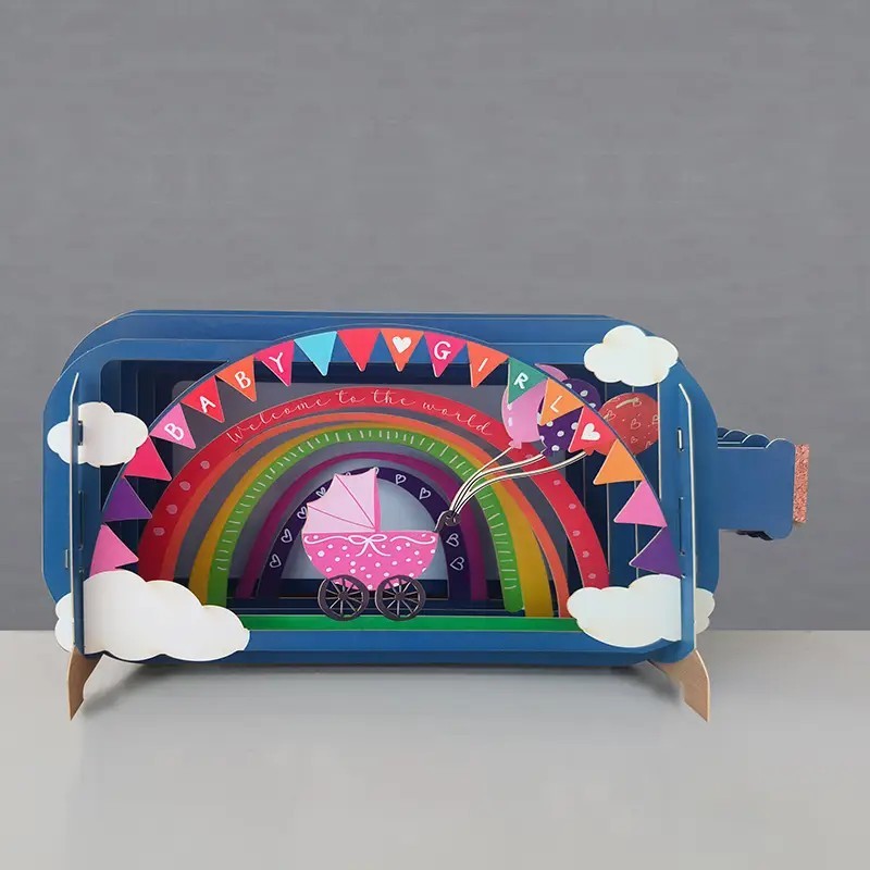 Carte de naissance "Baby girl"