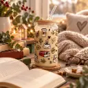 Gobelet "books & coffee"
