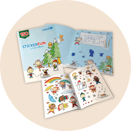 [U7065] Livre d'autocollants "Hiver"