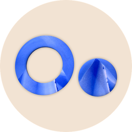 [US0102] RAMBAZAMBA Boucles d'oreilles "DOT marbled"