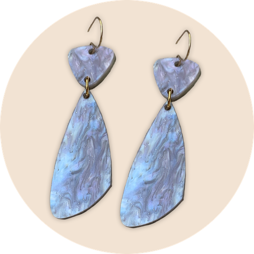 [US0104] Boucles d'oreilles "DROP acrylic"