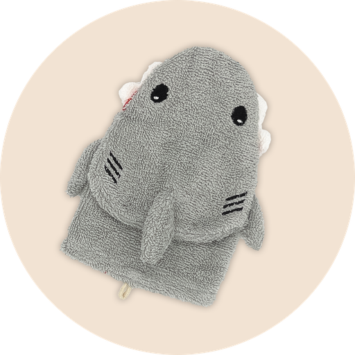 Gant de Toilette "Shark" coton bio