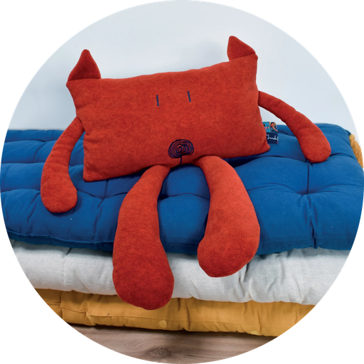 [US0194] Coussin Futfut le Renard