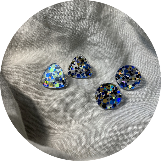 [US0246] Boucles d'oreilles "MINI SET confetti dots"