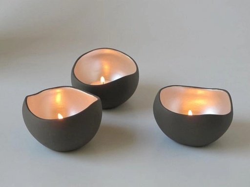 [US0264] Photophores nacrés - Lot de 3