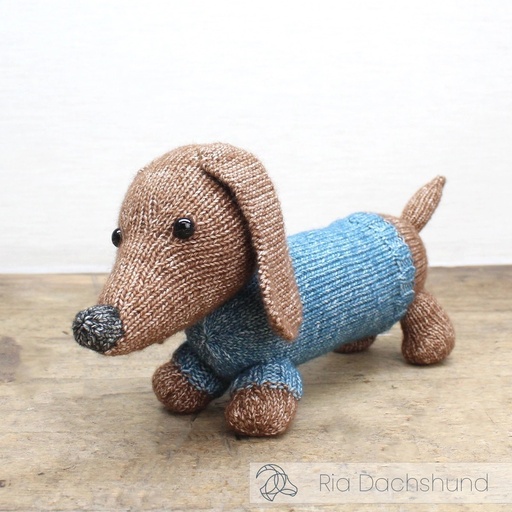 [US0294] Kit de tricotage "Ria Dachshund"