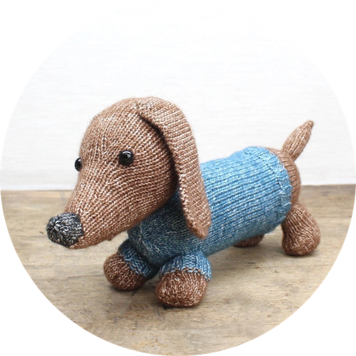 [US0294] Kit de tricotage "Ria Dachshund"