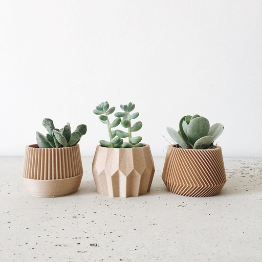 [US0296] Ensemble de 3 jardinières