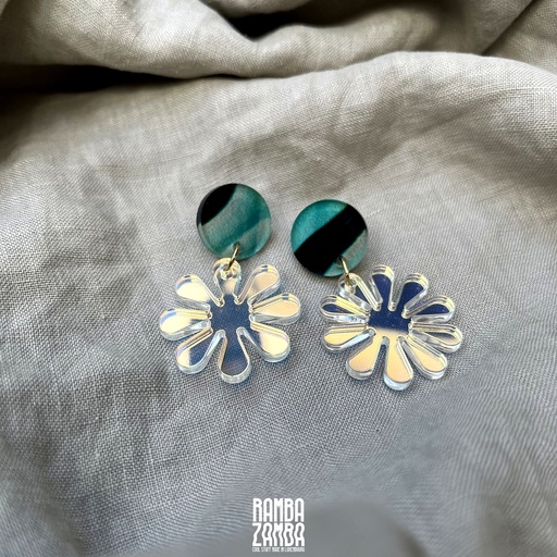 [US0310] Boucles d'oreilles "Spring Flower"