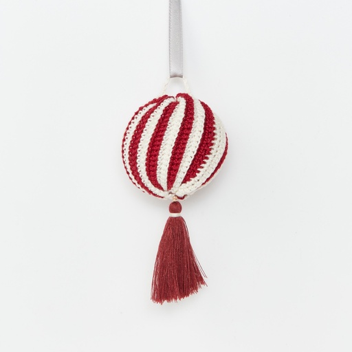 [US0356] MADE51 Décoration de Noël "Peppermint Swirl Ornament"